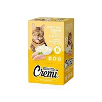 Snack para Gatos Naturalistic Cremi Pollo 60gr Pack x6 und